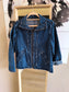 Zhida zip denim jacket indigo