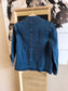 Zhida zip denim jacket indigo