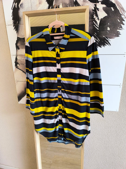 Studio Anneloes lightweight travel quality blouse navy