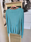 Caroline Biss fine knit longsleeve turquoise