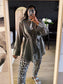 MSCH Marcella oversized lyocell mix blouse army