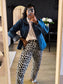 Zhida zip denim jacket indigo
