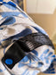 Zara the carrie dress loose fit wit / kobalt