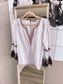 Isato designer bohemian top wit