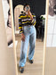 Studio Anneloes lightweight travel quality blouse navy