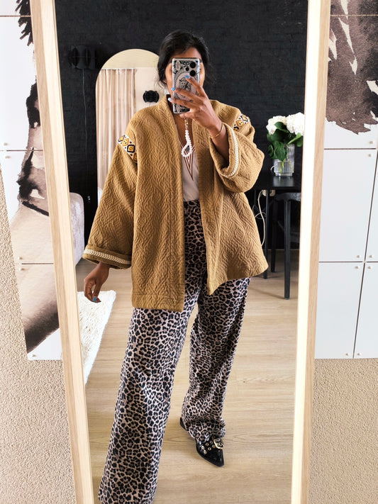 Shoeby kimono style jacket camel