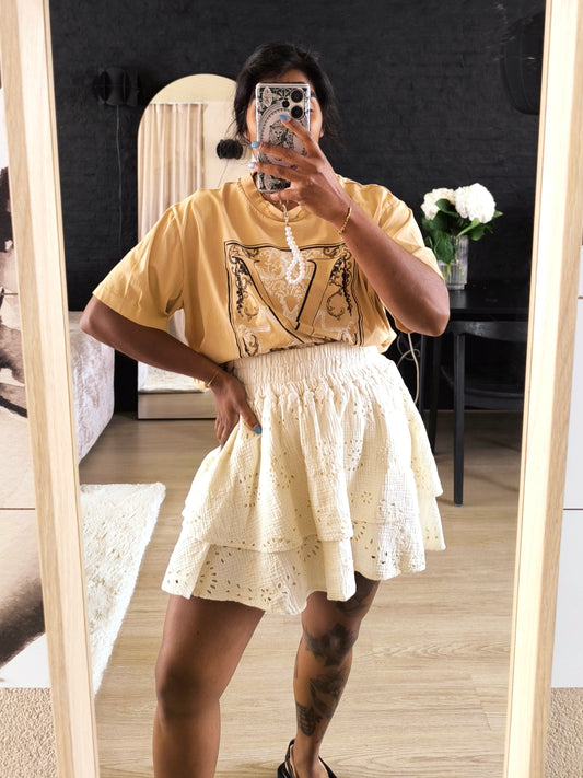 Josh V Teddy Baroque tee toffee