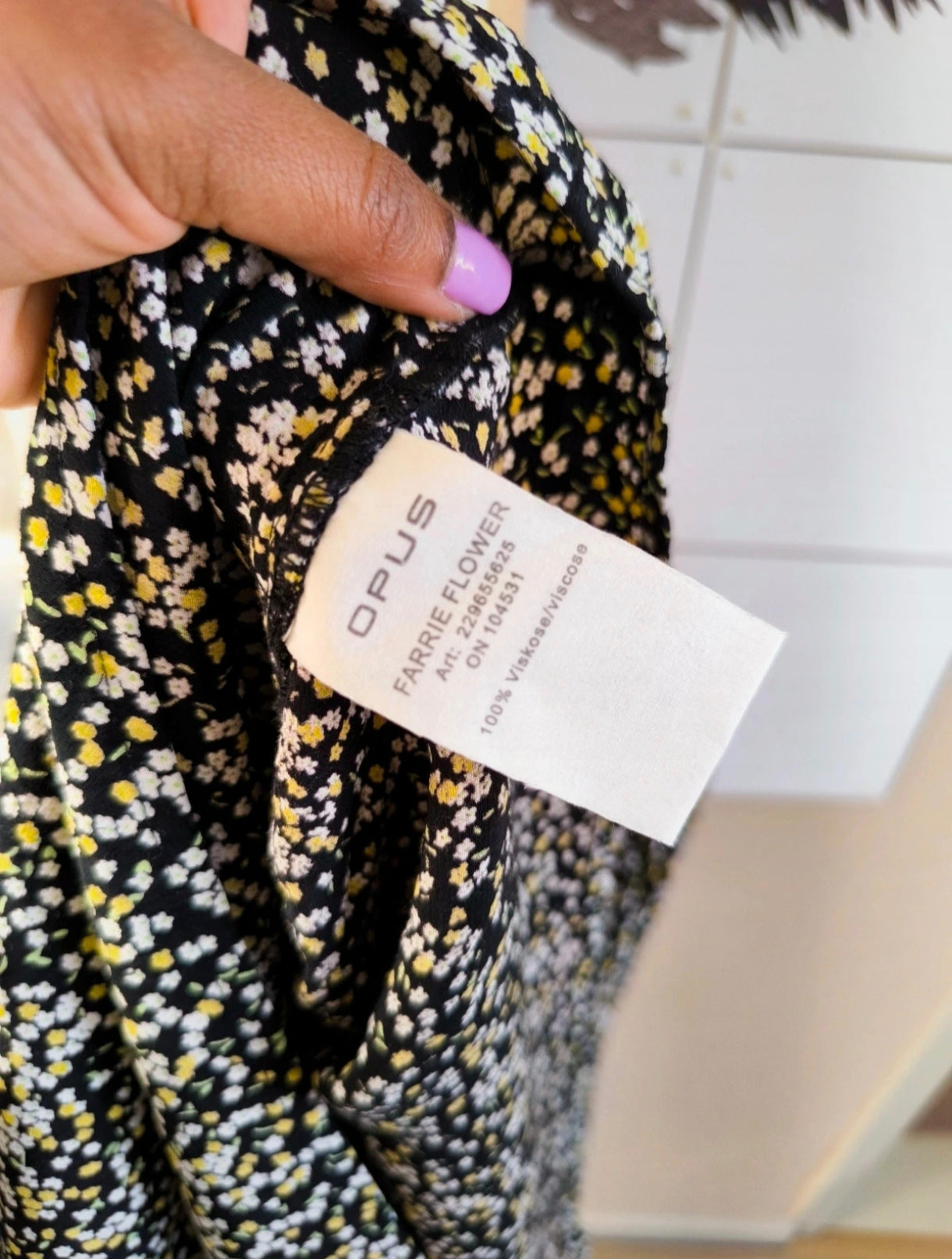 Opus Farrie flower viscose top