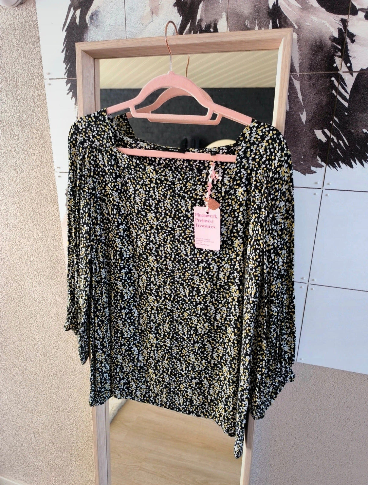 Opus Farrie flower viscose top