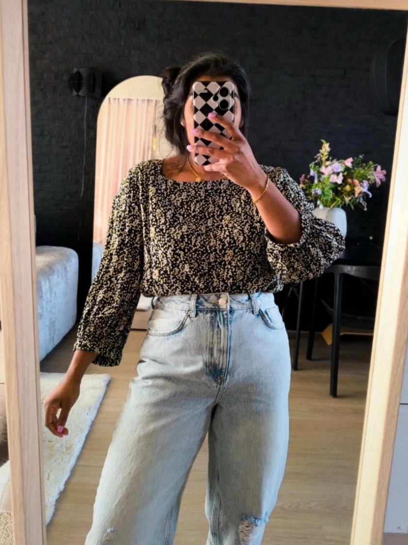Opus Farrie flower viscose top
