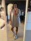 MSCH ressler sweat dress grey melange