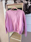 Tommy Jeans boxy fit sweater flamingo