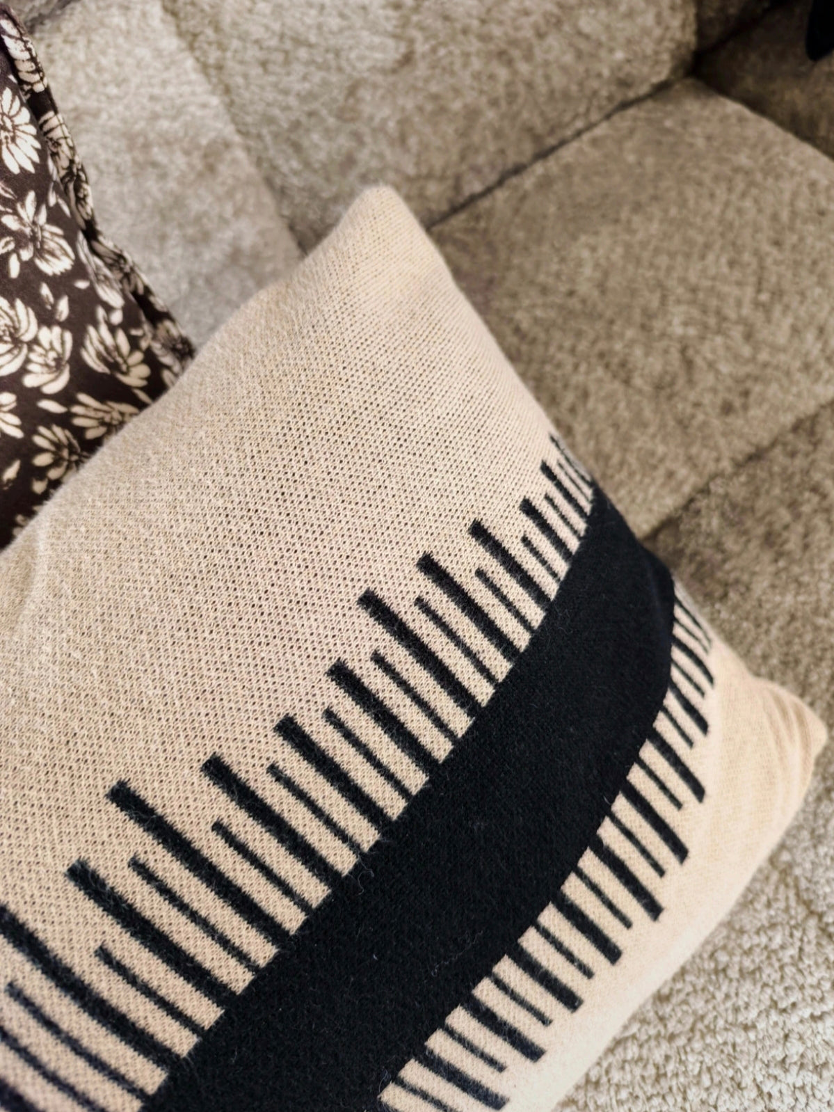 WOOOD velvet & cotton kussens (set van 2)