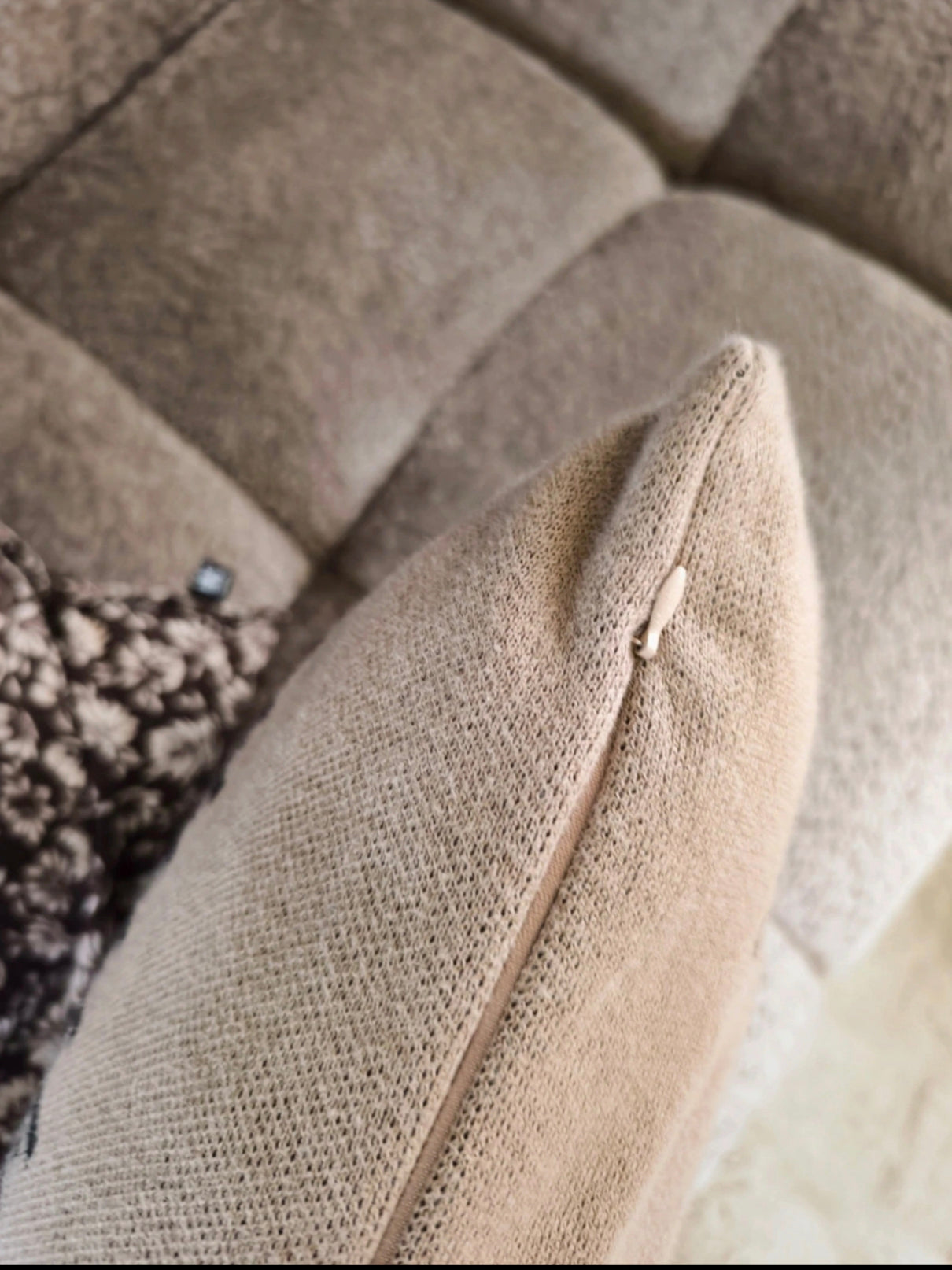 WOOOD velvet & cotton kussens (set van 2)