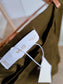 Mango tencel tapered pantalon dark olive