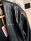 Vintage Prestige uniek lederen jack met studs zwart