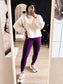 Ares crunch sport tights midnight purple