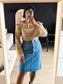 Vintage unieke LEE Gossip denim rok