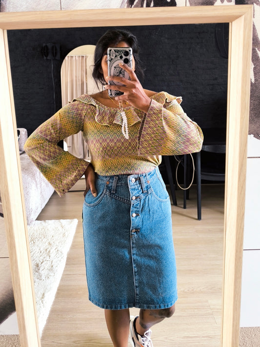 Vintage Etincelle Couture travel quality top