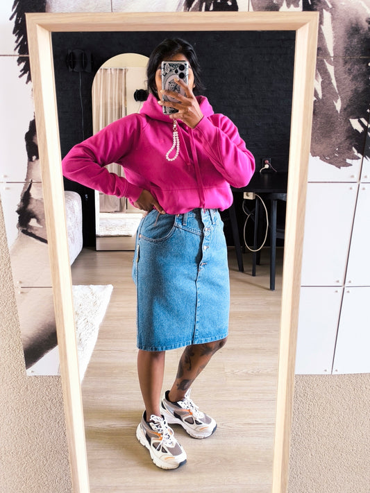 Vintage unieke LEE Gossip denim rok