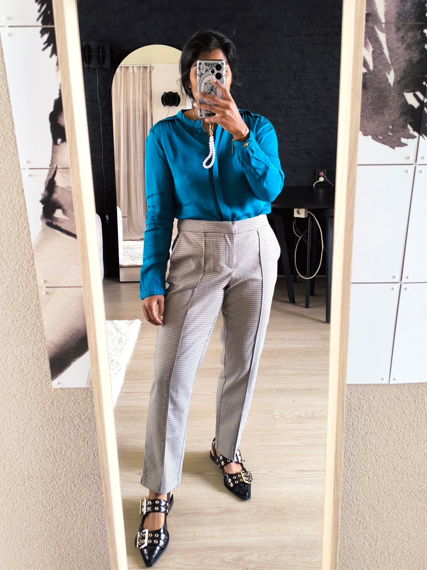 Fabienne Chapot sunset blouse teal green