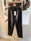 My Jewellery Limited vegan leather pants zwart