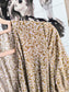Circle Of Trust happy tree upcycled maxi jurk beige