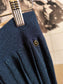 10FEET lurex plissé rok navy