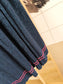 10FEET lurex plissé rok navy