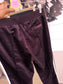 Adidas Originals limited firebird velvet pants chocolate brown