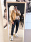 AllSaints 100% buffalo leather biker jacket