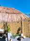 Parasol the fringe bohemian natural beige