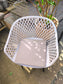 Tuinstoelen set/4 webbing warm grey