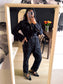 WRSTBHVR denim overall jumpsuit raven black