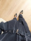 WRSTBHVR denim overall jumpsuit raven black