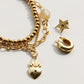 I AM JAI grote kralen ketting goud