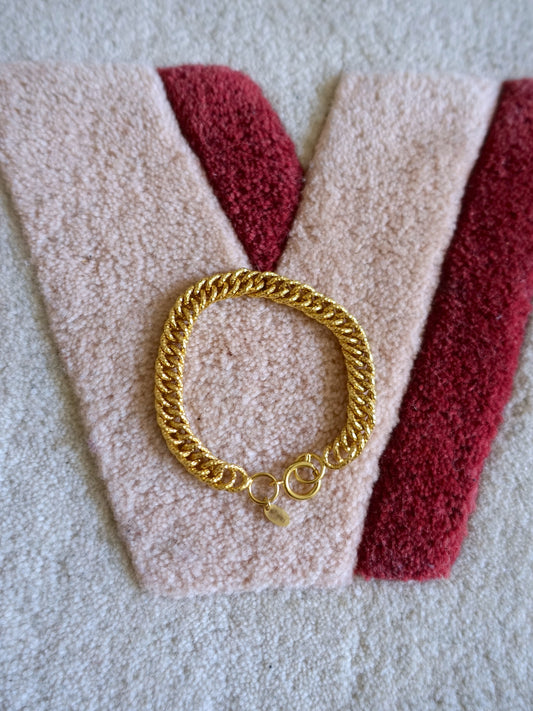 I AM JAI grote gourmet armband goud