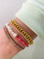 I AM JAI grote gourmet armband goud