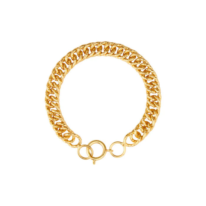 I AM JAI grote gourmet armband goud