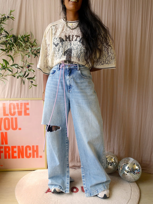 Icon Denim Gracy wide leg baggy jeans