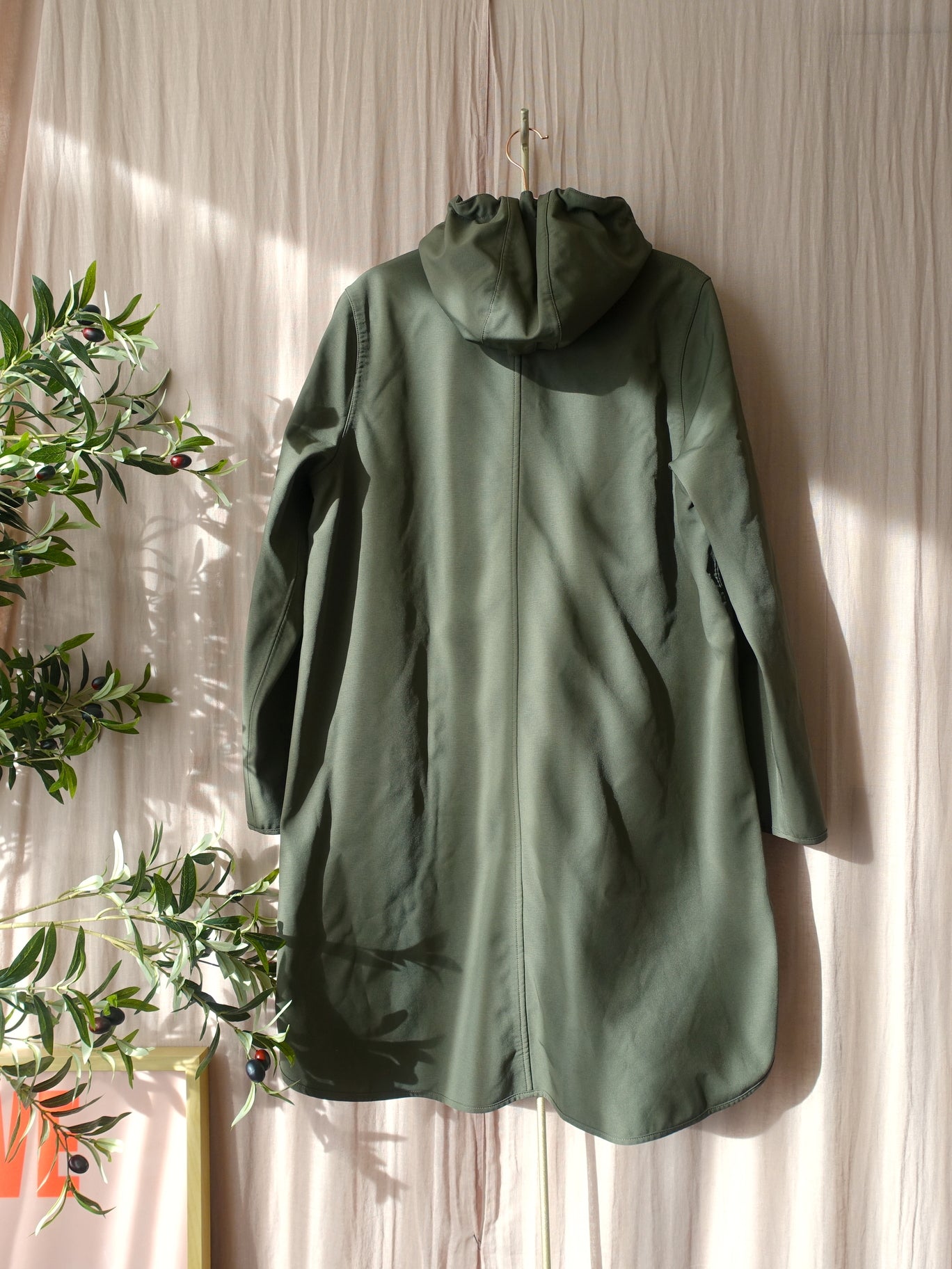 Ilse Jacobsen premium rain coat dark army green