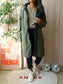 Ilse Jacobsen premium rain coat dark army green