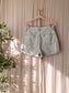 Iro Paris high waist denim shorts brion light grey