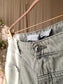 Iro Paris high waist denim shorts brion light grey