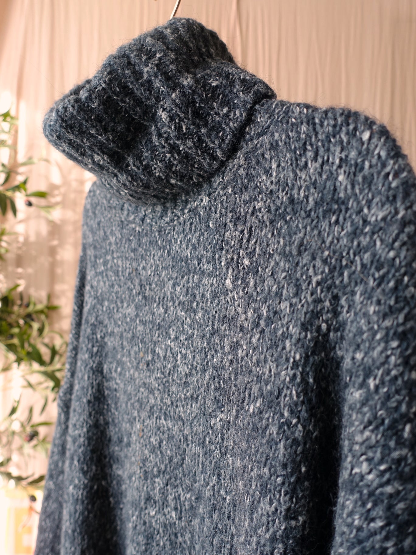 Isabel Marant Étoile oversized turtle neck knit graphite grey