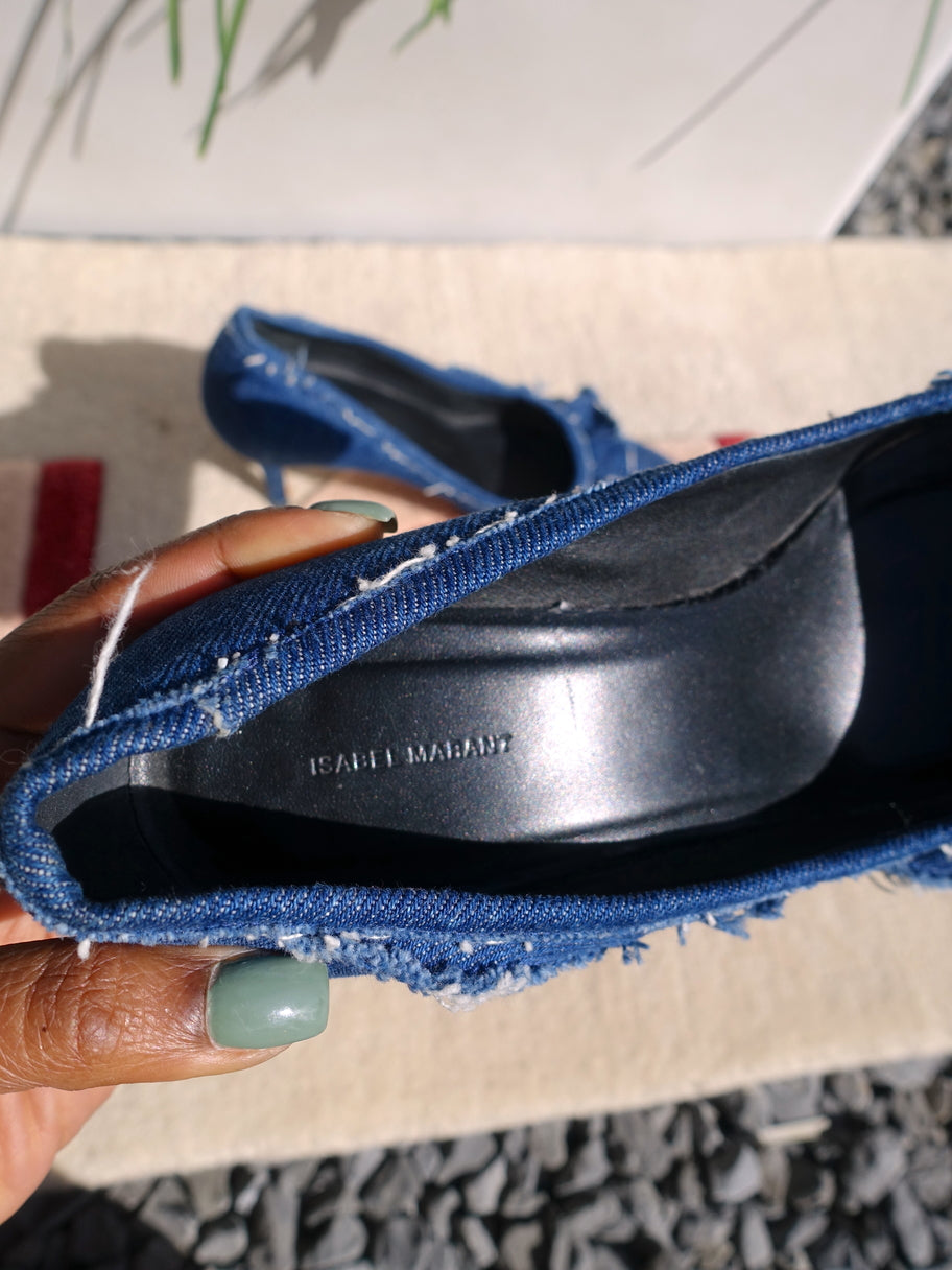 Isabel Marant exclusive denim pumps