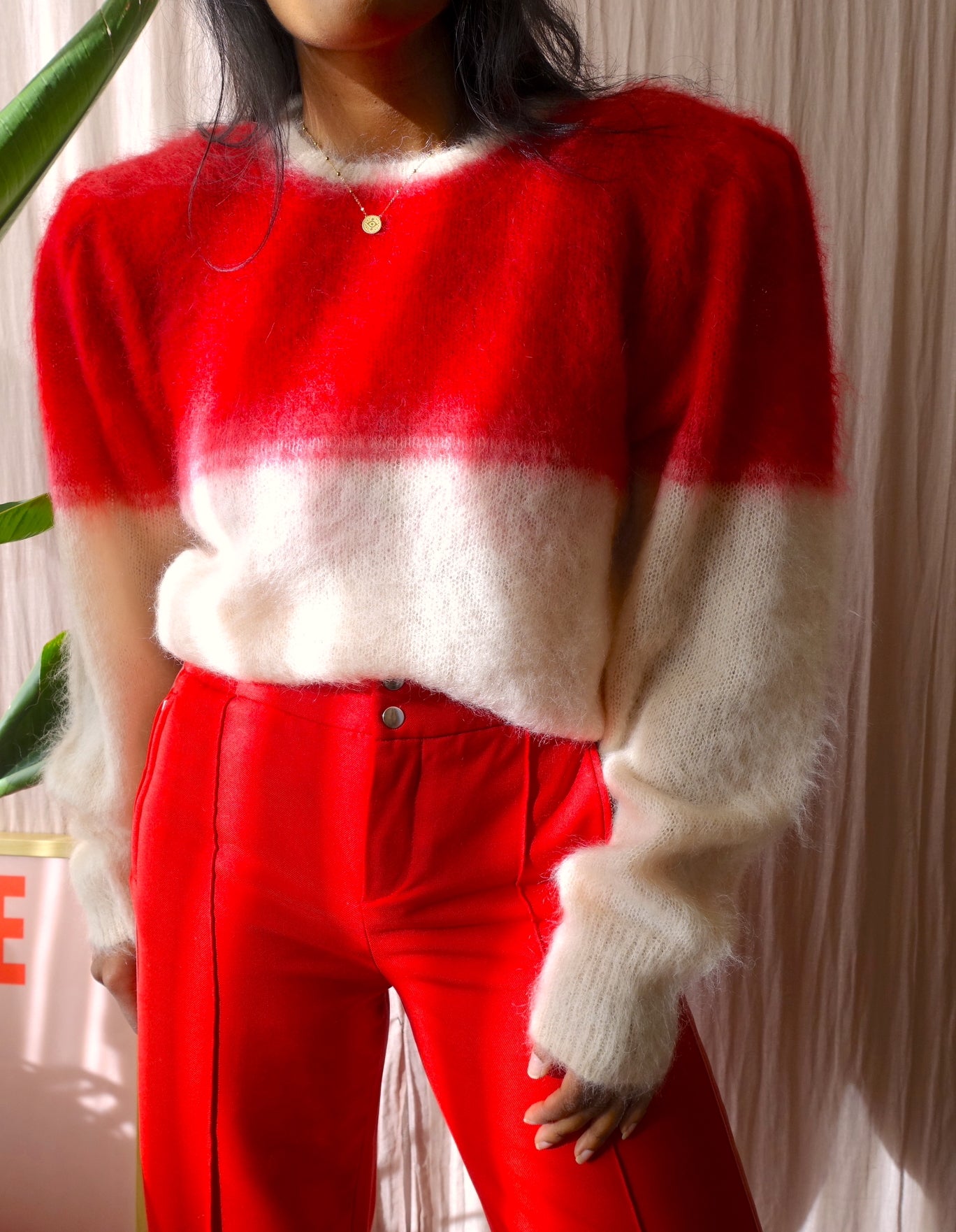 Isabel Marant Etoile deniz padded mohair knit