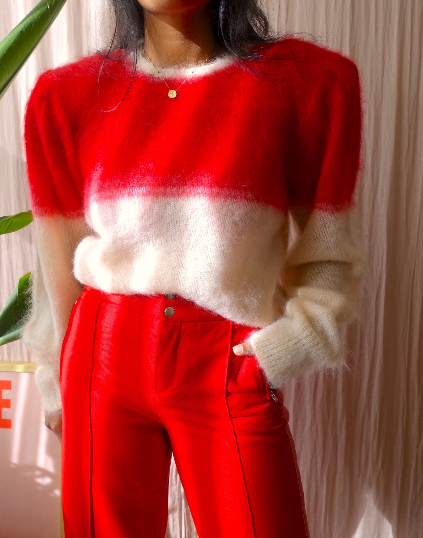 Isabel Marant Etoile deniz padded mohair knit