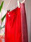 Drykorn virign wool high wide leg pantalon scarlet
