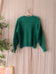 River Woods timeless rib knit emerald